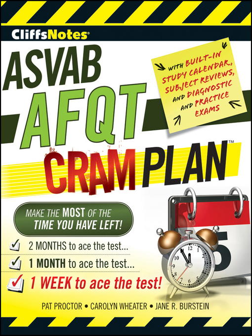 Title details for CliffsNotes ASVAB AFQT Cram Plan by Major Pat Proctor - Available